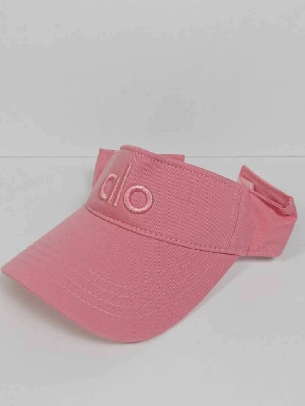 Alo Yoga Pink Visor Embroidered Logo - Picture 4 of 5